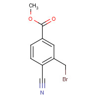 908562-24-3 methyl 3-(bromomethyl)-4-cyanobenzoate chemical structure