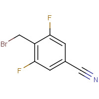 1239964-16-9 4-(bromomethyl)-3,5-difluorobenzonitrile chemical structure