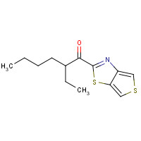 1402891-06-8 2-ethyl-1-thieno[3,4-d][1,3]thiazol-2-ylhexan-1-one chemical structure