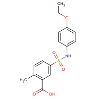 431893-89-9 5-[(4-ethoxyphenyl)sulfamoyl]-2-methylbenzoic acid chemical structure