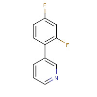 914349-57-8 3-(2,4-difluorophenyl)pyridine chemical structure