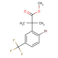 1069115-17-8 methyl 2-[2-bromo-5-(trifluoromethyl)phenyl]-2-methylpropanoate chemical structure