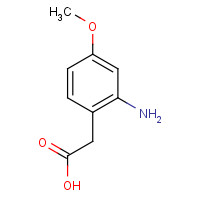 744984-13-2 2-(2-amino-4-methoxyphenyl)acetic acid chemical structure