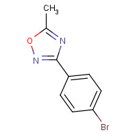 118183-92-9 3-(4-bromophenyl)-5-methyl-1,2,4-oxadiazole chemical structure