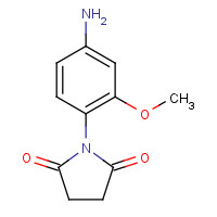 444002-89-5 1-(4-amino-2-methoxyphenyl)pyrrolidine-2,5-dione chemical structure