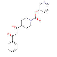 1205636-93-6 pyridin-3-yl 4-(3-oxo-3-phenylpropanoyl)piperidine-1-carboxylate chemical structure