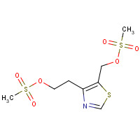 480449-73-8 2-[5-(methylsulfonyloxymethyl)-1,3-thiazol-4-yl]ethyl methanesulfonate chemical structure