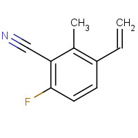 1255207-48-7 3-ethenyl-6-fluoro-2-methylbenzonitrile chemical structure