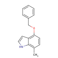 19499-90-2 7-methyl-4-phenylmethoxy-1H-indole chemical structure