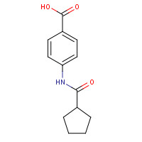54056-74-5 4-(cyclopentanecarbonylamino)benzoic acid chemical structure