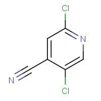 102645-35-2 2,5-dichloropyridine-4-carbonitrile chemical structure
