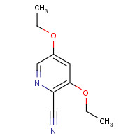 36057-52-0 3,5-diethoxypyridine-2-carbonitrile chemical structure