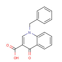 35975-86-1 1-benzyl-4-oxoquinoline-3-carboxylic acid chemical structure