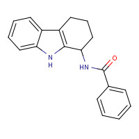 827590-73-8 N-(2,3,4,9-tetrahydro-1H-carbazol-1-yl)benzamide chemical structure
