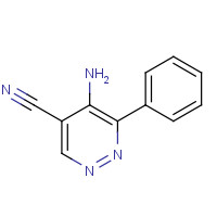 118617-14-4 5-amino-6-phenylpyridazine-4-carbonitrile chemical structure