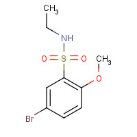 717892-29-0 5-bromo-N-ethyl-2-methoxybenzenesulfonamide chemical structure
