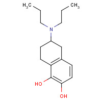 64309-39-3 6-(dipropylamino)-5,6,7,8-tetrahydronaphthalene-1,2-diol chemical structure