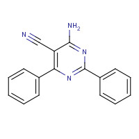 20954-77-2 4-amino-2,6-diphenylpyrimidine-5-carbonitrile chemical structure
