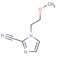 1449144-34-6 1-(2-methoxyethyl)imidazole-2-carbonitrile chemical structure