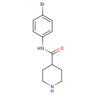 883106-57-8 N-(4-bromophenyl)piperidine-4-carboxamide chemical structure