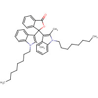 50292-95-0 3,3-bis(2-methyl-1-octylindol-3-yl)-2-benzofuran-1-one chemical structure