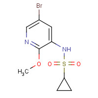 1083326-05-9 N-(5-bromo-2-methoxypyridin-3-yl)cyclopropanesulfonamide chemical structure