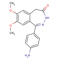 178616-26-7 1-(4-aminophenyl)-7,8-dimethoxy-3,5-dihydro-2,3-benzodiazepin-4-one chemical structure