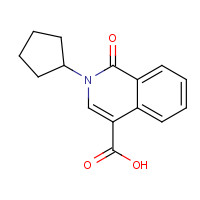 939411-57-1 2-cyclopentyl-1-oxoisoquinoline-4-carboxylic acid chemical structure