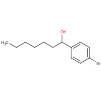 71434-33-8 1-(4-bromophenyl)heptan-1-ol chemical structure