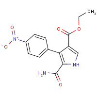 939807-27-9 ethyl 5-carbamoyl-4-(4-nitrophenyl)-1H-pyrrole-3-carboxylate chemical structure