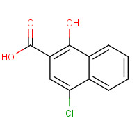5409-15-4 4-chloro-1-hydroxynaphthalene-2-carboxylic acid chemical structure