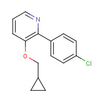 1364677-88-2 2-(4-chlorophenyl)-3-(cyclopropylmethoxy)pyridine chemical structure
