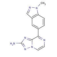1360612-65-2 8-(1-methylindazol-5-yl)-[1,2,4]triazolo[1,5-a]pyrazin-2-amine chemical structure