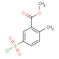 866358-17-0 methyl 5-chlorosulfonyl-2-methylbenzoate chemical structure