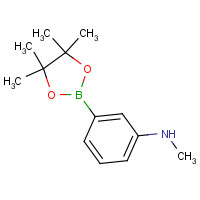 869090-08-4 N-methyl-3-(4,4,5,5-tetramethyl-1,3,2-dioxaborolan-2-yl)aniline chemical structure