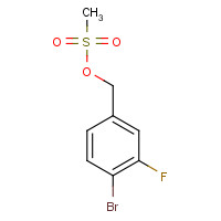 1240286-88-7 (4-bromo-3-fluorophenyl)methyl methanesulfonate chemical structure