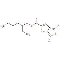 1160823-81-3 2-ethylhexyl 4,6-dibromothieno[2,3-c]thiophene-2-carboxylate chemical structure