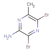 74290-66-7 3,5-dibromo-6-methylpyrazin-2-amine chemical structure