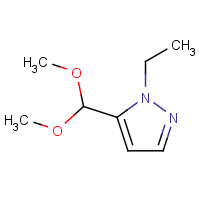 1170194-07-6 5-(dimethoxymethyl)-1-ethylpyrazole chemical structure