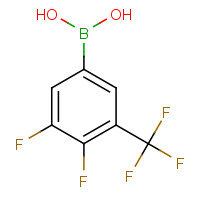 864759-64-8 [3,4-difluoro-5-(trifluoromethyl)phenyl]boronic acid chemical structure