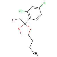 60207-89-8 2-(bromomethyl)-2-(2,4-dichlorophenyl)-4-propyl-1,3-dioxolane chemical structure