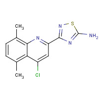 1179362-88-9 3-(4-chloro-5,8-dimethylquinolin-2-yl)-1,2,4-thiadiazol-5-amine chemical structure