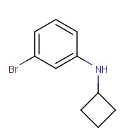 1248435-12-2 3-bromo-N-cyclobutylaniline chemical structure
