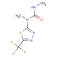25366-23-8 1,3-dimethyl-1-[5-(trifluoromethyl)-1,3,4-thiadiazol-2-yl]urea chemical structure