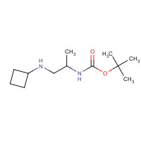 1284246-04-3 tert-butyl N-[1-(cyclobutylamino)propan-2-yl]carbamate chemical structure