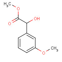 54845-40-8 methyl 2-hydroxy-2-(3-methoxyphenyl)acetate chemical structure