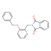 344569-80-8 2-[(3-phenylmethoxypyridin-2-yl)methyl]isoindole-1,3-dione chemical structure