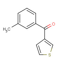 118993-70-7 (3-methylphenyl)-thiophen-3-ylmethanone chemical structure