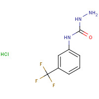153513-69-0 1-amino-3-[3-(trifluoromethyl)phenyl]urea;hydrochloride chemical structure