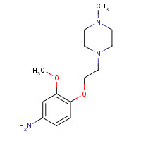 835633-55-1 3-methoxy-4-[2-(4-methylpiperazin-1-yl)ethoxy]aniline chemical structure